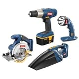 Factory-Reconditioned Ryobi ZRP809 ONE Plus 18V Cordless 4-Piece Combo Kit