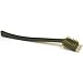 Brass BBQ Brush With Scraper.