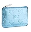 Marc By Marc Jacobs Limited Edition Heart Skinny Case Wallet Bag with Key Ring Blue