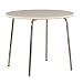 Powell White Dry-Erase Activity Table with Chrome Legs