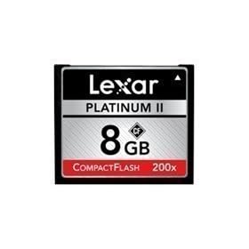 Lexar Media Lexar Platinum Ii - Flash Memory Card - 8 Gb - Compactflash (lcf8gbbsbna200) -