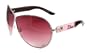 Christian Dior Pink Logo 1 Oversized Avatior Sunglasses