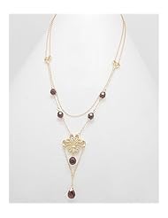 Gem Stones Necklace In 92.5 Sterling Silver