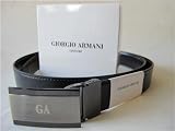 100% Authentic, GIORGIO ARMANI Calf Leather, MEN Reversible BELT. Made in ITALY
