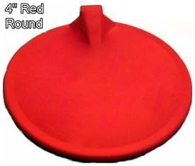 Carbon Rubber Electrode 4" Round Red PN# CW72851