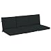 Strathwood Falkner 3-Seater Deep Lounge Sofa Cushions, Set of 6, Solid Black