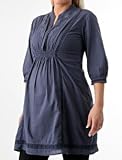A Pea in the Pod Collection: Velvet 3/4 Sleeve Lace Trim Maternity Tunic