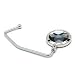 Silver Grey Bling Crystal Purse Hanger