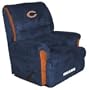 Chicago Bears Big Daddy Series Team Logo Embroidered Recliner Lounge Chair