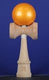 Orange Metallic Kendama, Includes Extra String,