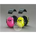Peltor Kids Ear Defenders. 2 pair pack (1 green/1 pink) Size: fits all