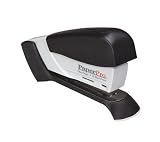 Spring Powered Stapler, Staples 15 Sheets, Black/Gray