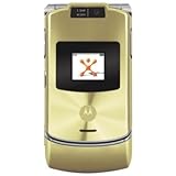 Motorola V3xx Cell Phone (Unlocked) - Gold