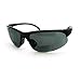 Mens Sunglasses with Bifocal Reading Lens Half Rim Sports Fashion (Black, 1.75)