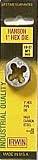 High Carbon Steel Hexagon Taper Pipe Dies Model Code: AE - Price is for 1 Box, 3EA/BOX (part# 9502)