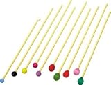 Musical Instruments : Yamaha Educational Keyboard Mallets Orange-Medium-Hard - Hard Rubber - Recommended For Xylophone And Marimba