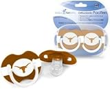 Texas Longhorns UT NCAA Baby Pacifier - 2 Pack