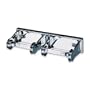 San Jamar Locking Toilet Tissue Dispenser, Silver