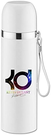 Jade Portable Stainless Steel Insulation Cup 35# Kevin KD Durant Basketball Player Thermos Cup For Hiking Camping White 14.5oz/350ml