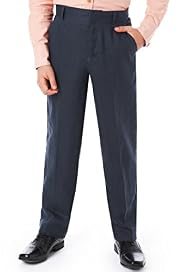 Autograph Pure Linen Active Waistband Flat Front Trousers