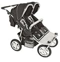 Valco Tri Mode Double Jogging Stroller - New Black