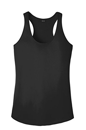 Ladies Athletic Moisture Wicking All Sport Racerback Tank Tops in Sizes XS-4XL