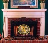 Oakland Athletics Stained Glass Fireplace Screen
