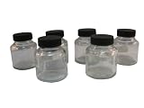 Badger Air-Brush Co. 50-0053B 2-Ounce Jar and Cover, Box of 6