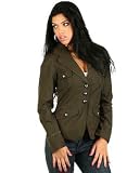 Blazer Style Jacket w/ Fitted Silhouette and Notched Lapel