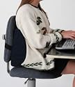Lumbar Cushion - Black color, this lumbar support office chair back cushion helps the lumbar and sacral region of the spinal colum. This Lumbar support helps to keep good posture while sitting and also prevents spinal colum problems, it is ideal for those who work all day at the office.