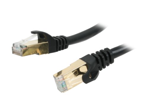 Rosewill 7-Feet Cat 7 Color Shielded Twisted Pair Networking Cable (RCW-7-CAT7-BK)