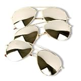 Aviator Sunglasses (Gold 3pk)