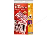 8 1/2Inx14in Scrapbooking Border Sticker Paper