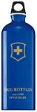 picture of Sigg Swiss Cross Aluminium Water Bottle - Dark Blue Transparent, 1 Litre
