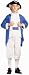 Child's Colonial Blue Captain Halloween Costume (Size: Medium 810)