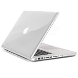 KHOMO Clear Crystal Hard Case Cover for Apple MacBook Pro 13'' Aluminium Unibody (2009, 2010, 2011 models)