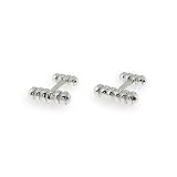 Eve's Addiction Sterling Silver Corkscrew Cufflinks