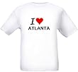 I LOVE ATLANTA - City-series - White T-shirt