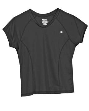 Buy Champion Ladies Double Dry Texture V-Neck Tee