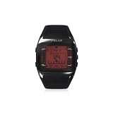 Polar FT60 Men's Heart Rate Monitor Watch (Black with Red Display)