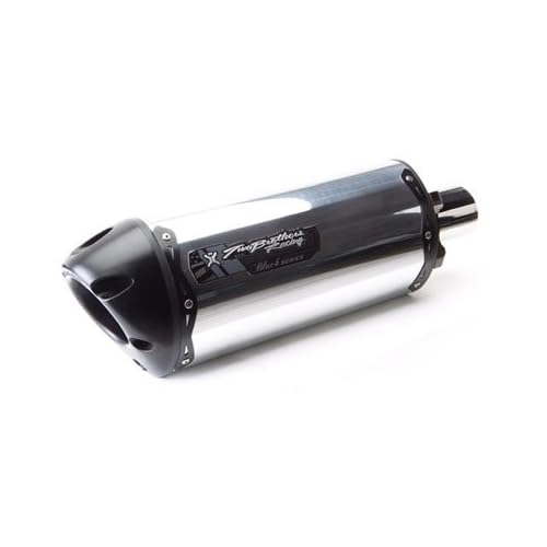 ^ 0708 KAWASAKI ZX6R Two Brothers M5 Black Series SlipOn Exhaust