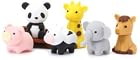Iwako Japanese Puzzle Take Apart Erasers Zoo Animals Set of 7
