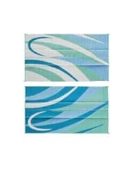 Mings Mark Inc Awning Mat 8 X 20 Blue/Green GC3