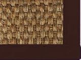 Basketweave 100% Mountain Grass Area Rug Carpet - Fudge - 9 Sizes Available