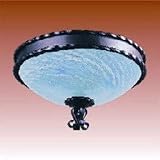 Aspen 3-Bulb Flush-Mount Ceiling Lamp