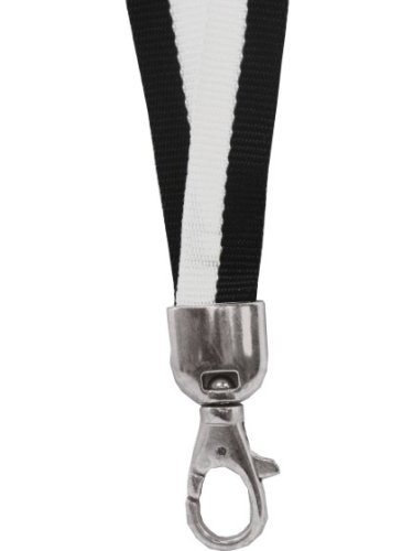 Schlüsselband schwarz weiß