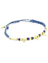 Shashi Navy Indian Bead Bracelet