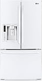 LG White Bottom Freezer Freestanding Refrigerator LFX25974SW