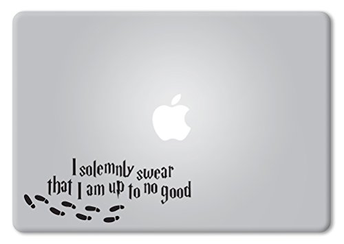 Harry Potter I Solemnly Swear I am Up to No Good Macbook Decal Vinyl Sticker Apple Mac Air Pro Retina Laptop sticker