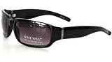 NWT Women's Nine West Black Frame & Lens UV Sunglasses